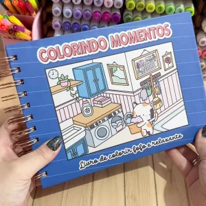 Colorindo Momentos": Seu Refúgio Criativo em 51 Páginas de Pura Calma